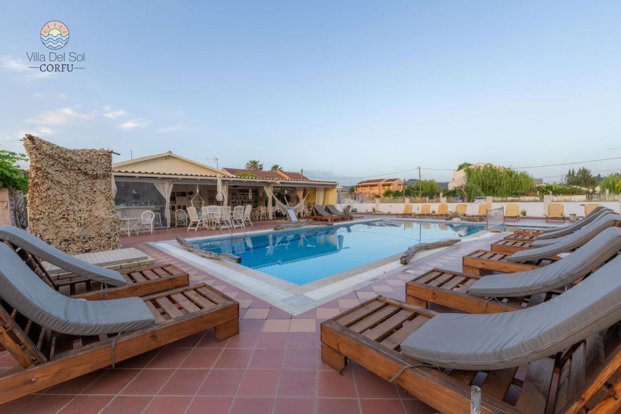 Villa Del Sol Corfu Sidárion Exteriör bild