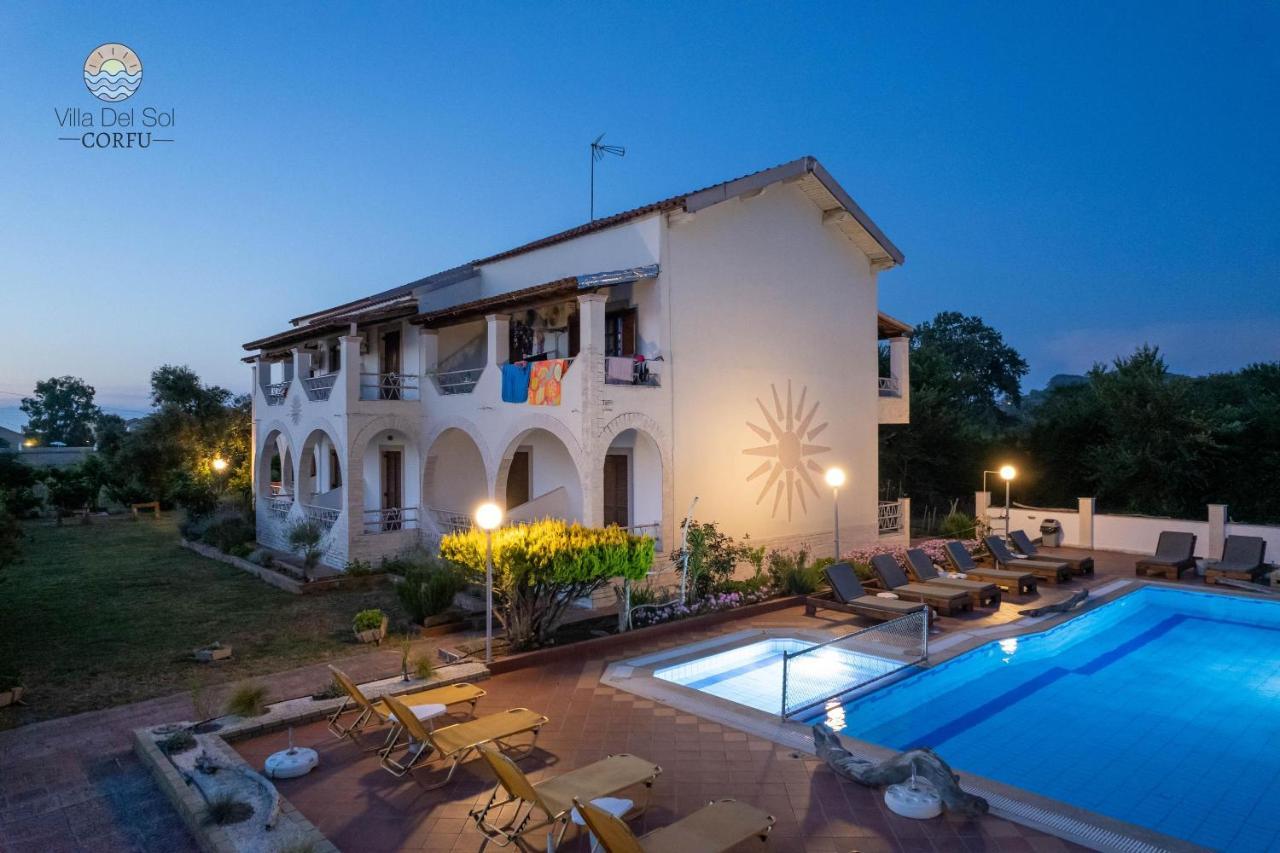 Villa Del Sol Corfu Sidárion Exteriör bild