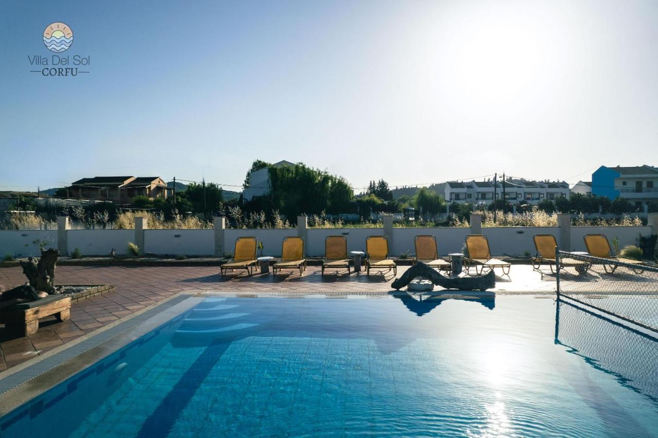 Villa Del Sol Corfu Sidárion Exteriör bild