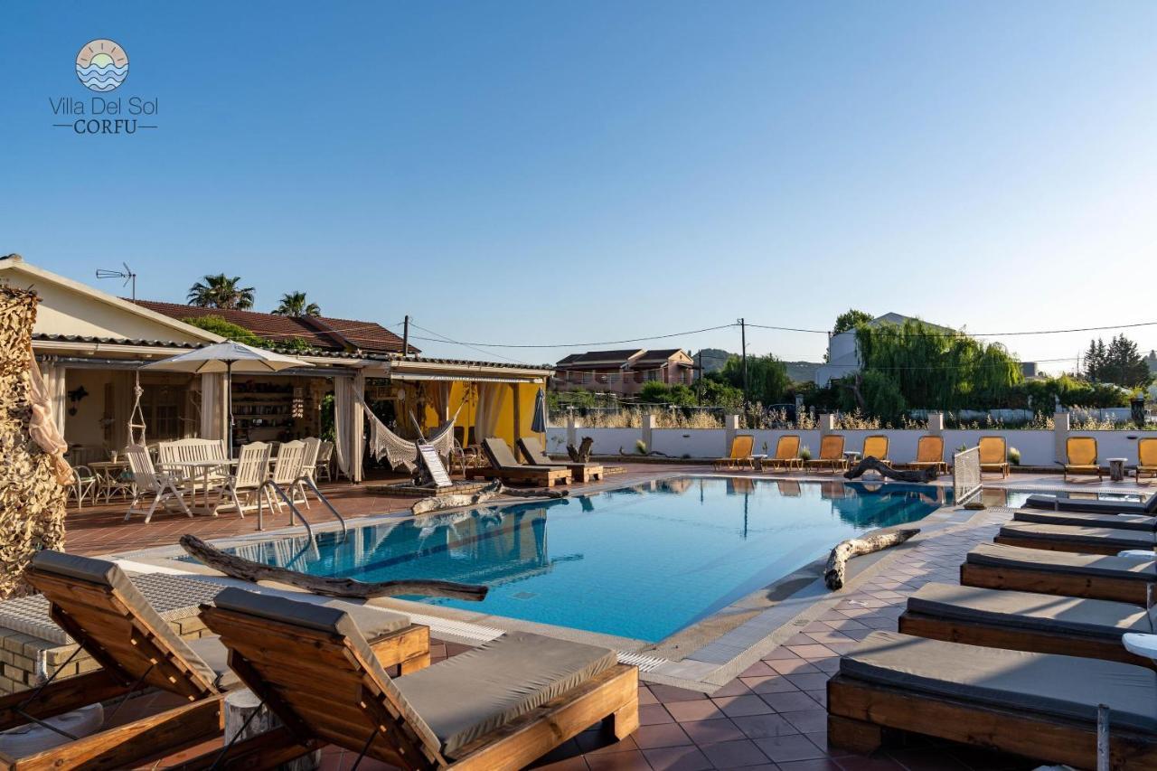 Villa Del Sol Corfu Sidárion Exteriör bild