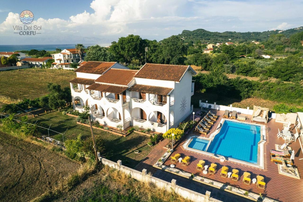 Villa Del Sol Corfu Sidárion Exteriör bild