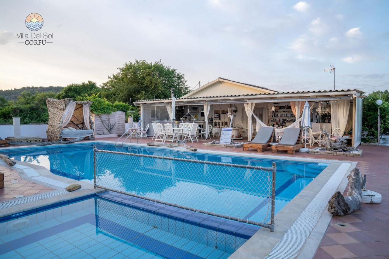 Villa Del Sol Corfu Sidárion Exteriör bild