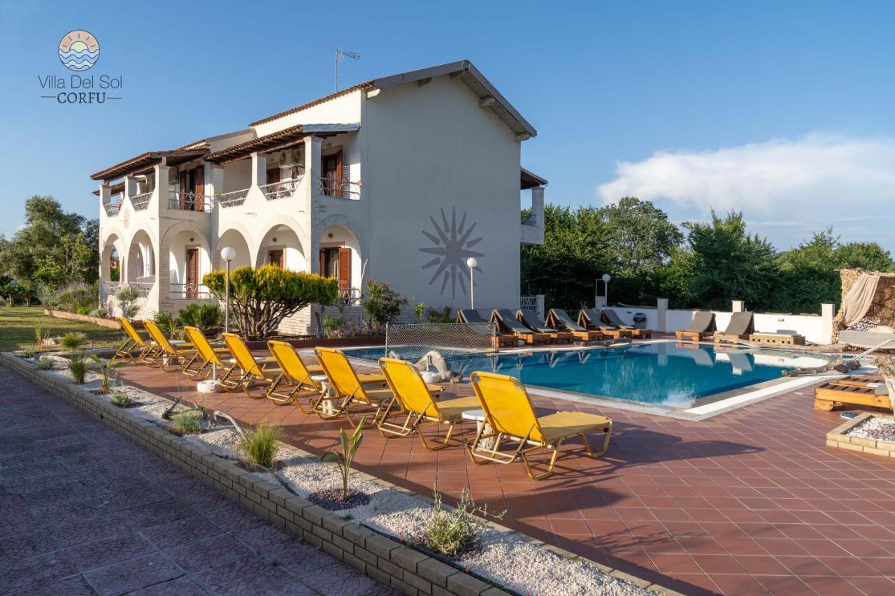 Villa Del Sol Corfu Sidárion Exteriör bild