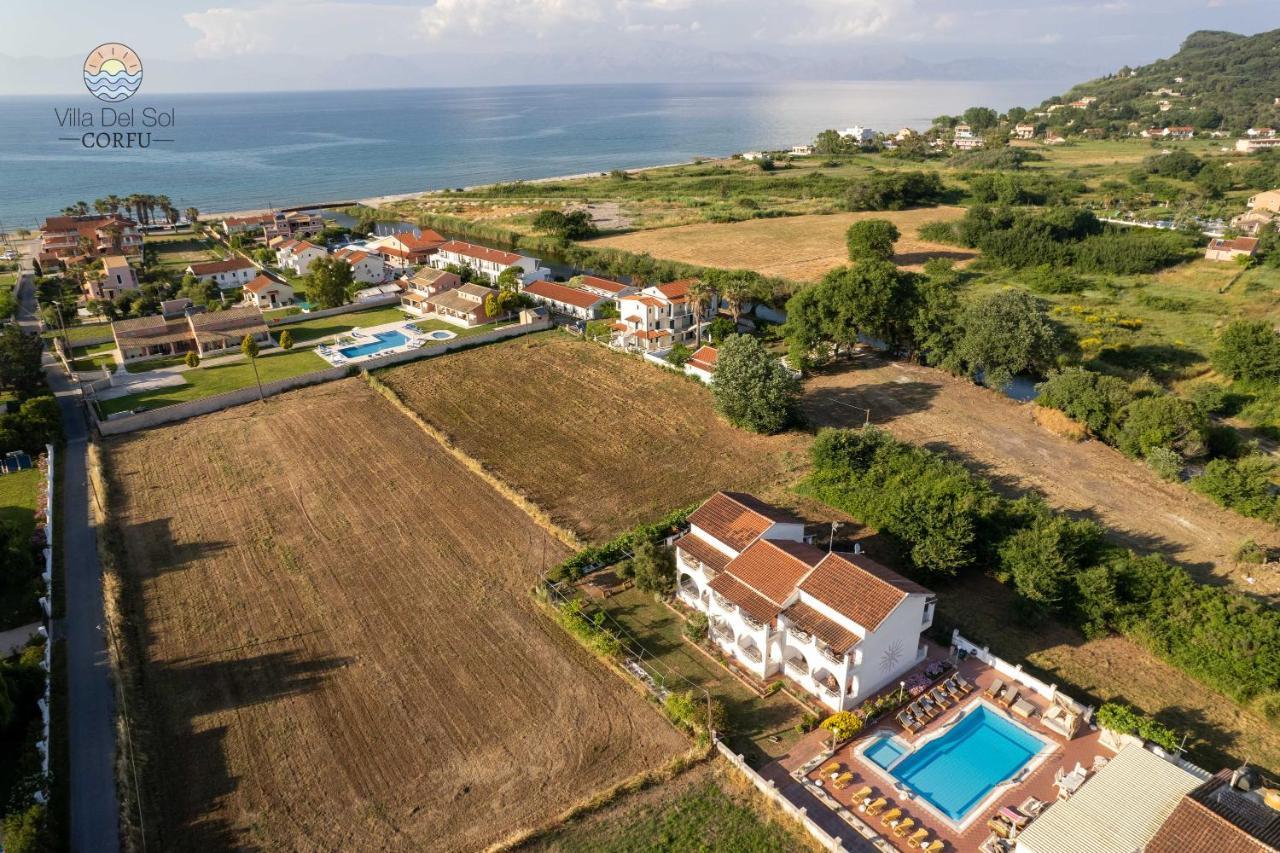 Villa Del Sol Corfu Sidárion Exteriör bild