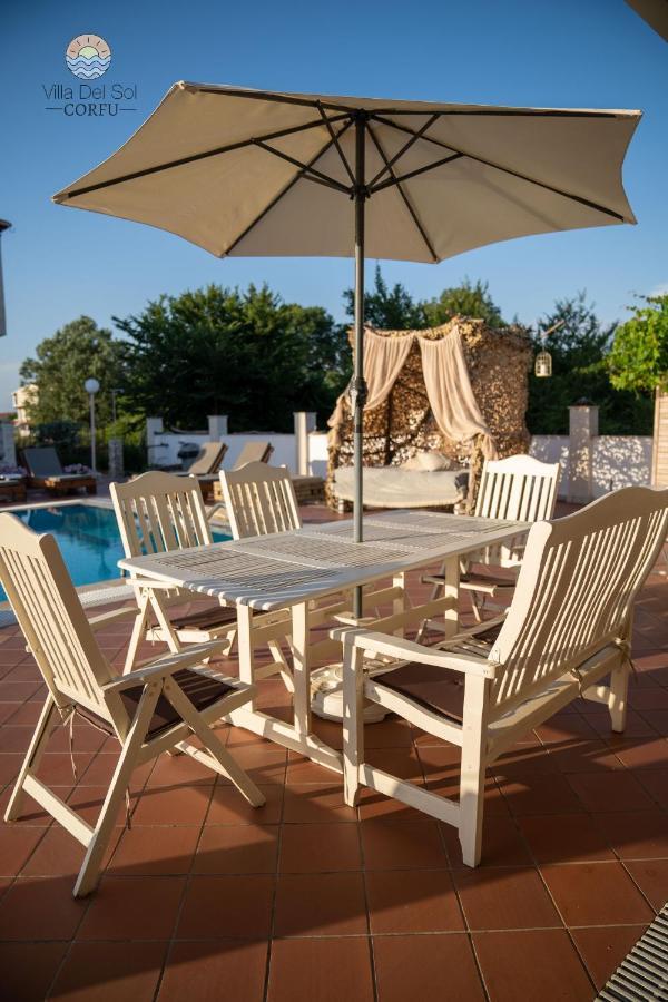Villa Del Sol Corfu Sidárion Exteriör bild