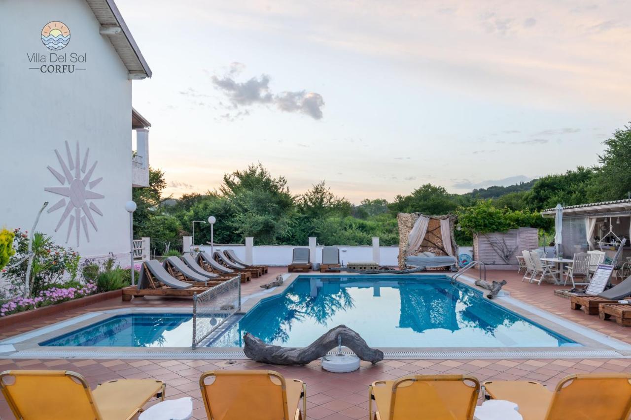 Villa Del Sol Corfu Sidárion Exteriör bild