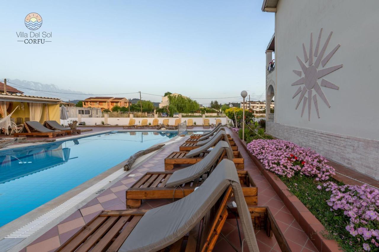 Villa Del Sol Corfu Sidárion Exteriör bild