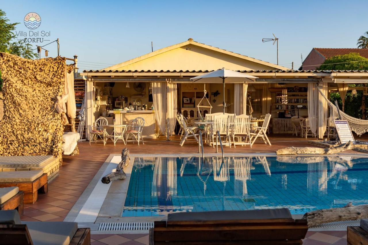 Villa Del Sol Corfu Sidárion Exteriör bild