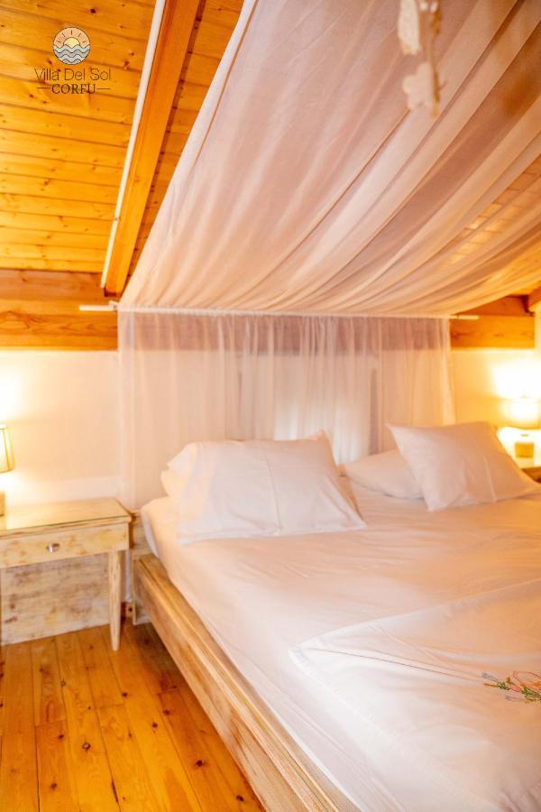 Villa Del Sol Corfu Sidárion Exteriör bild