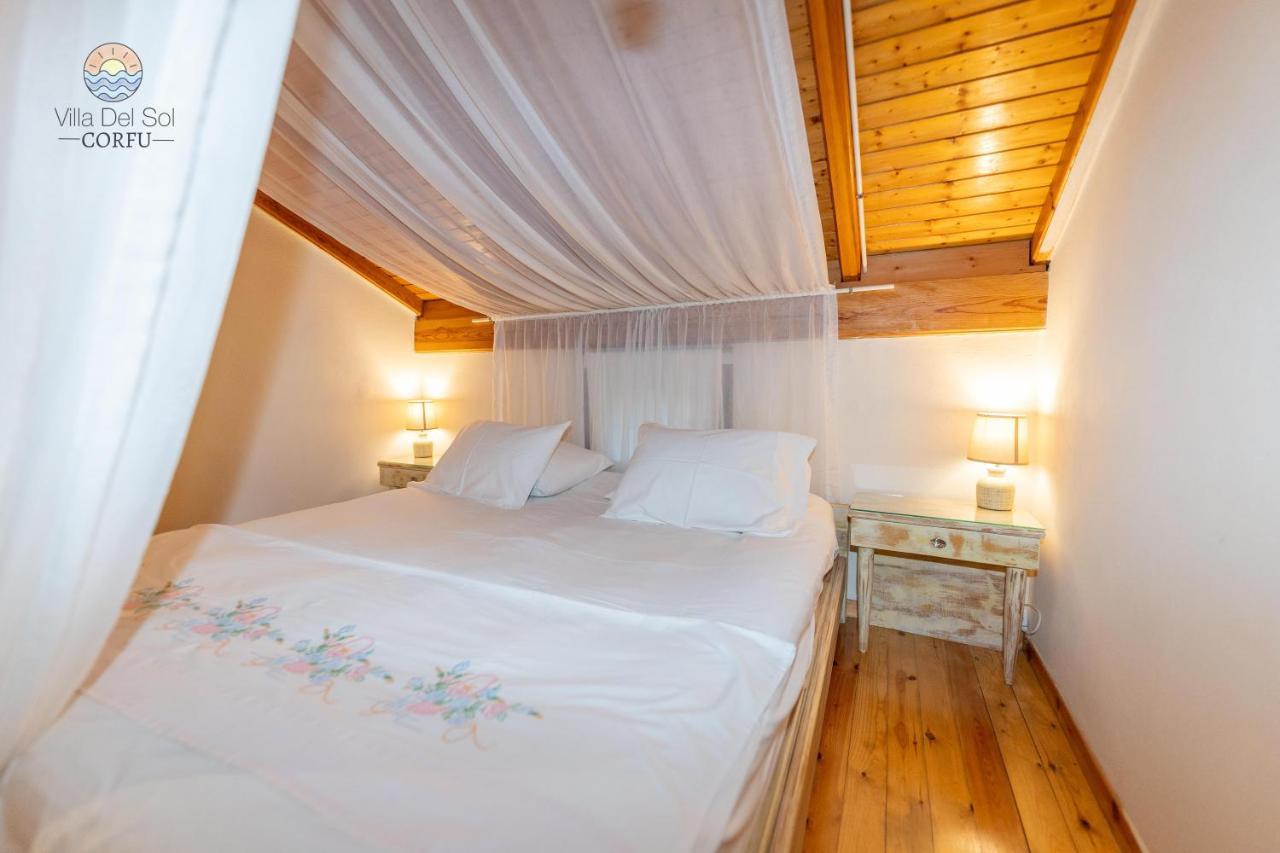 Villa Del Sol Corfu Sidárion Exteriör bild