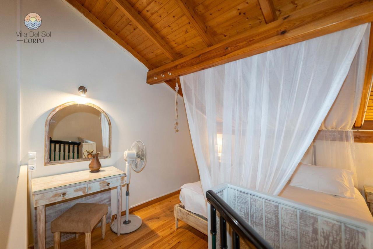 Villa Del Sol Corfu Sidárion Exteriör bild