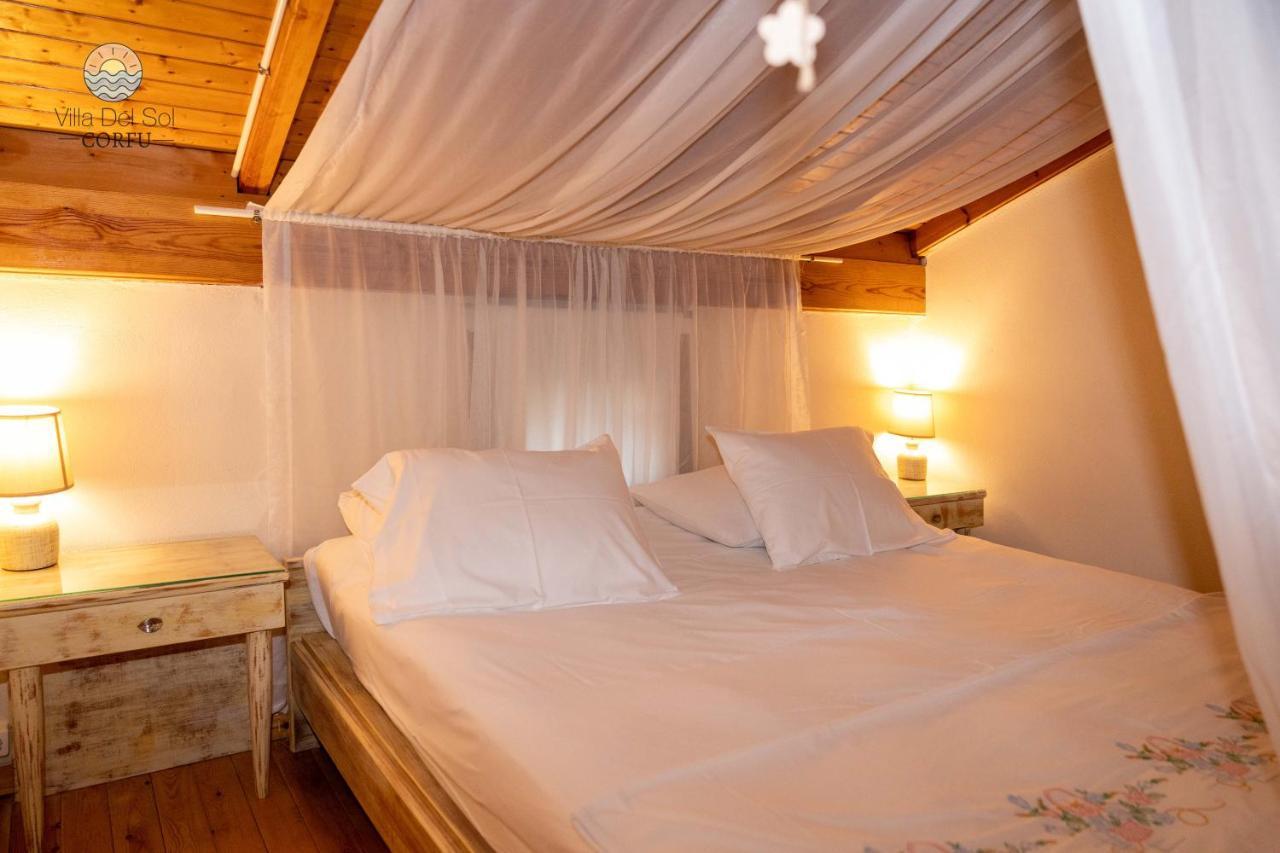 Villa Del Sol Corfu Sidárion Exteriör bild